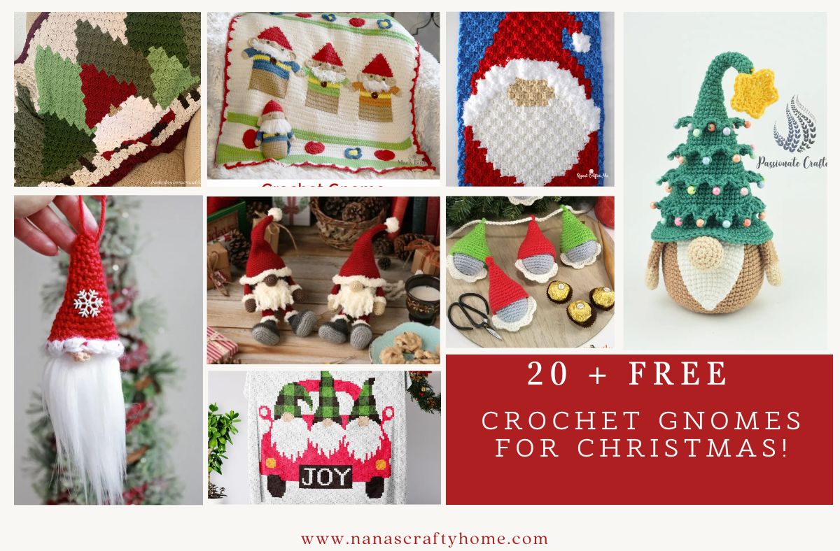 Santa Gnomes for Christmas crochet patterns