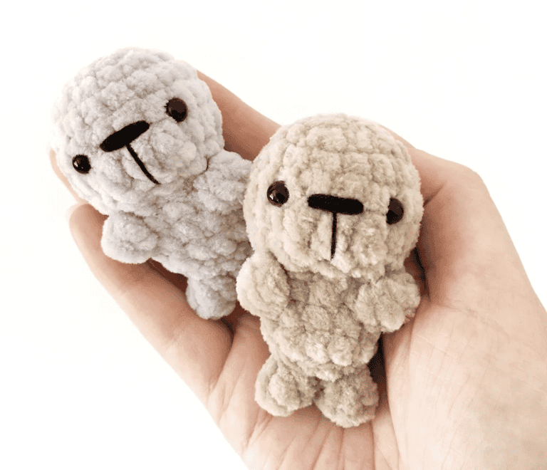 No sew seal plush crochet pattern