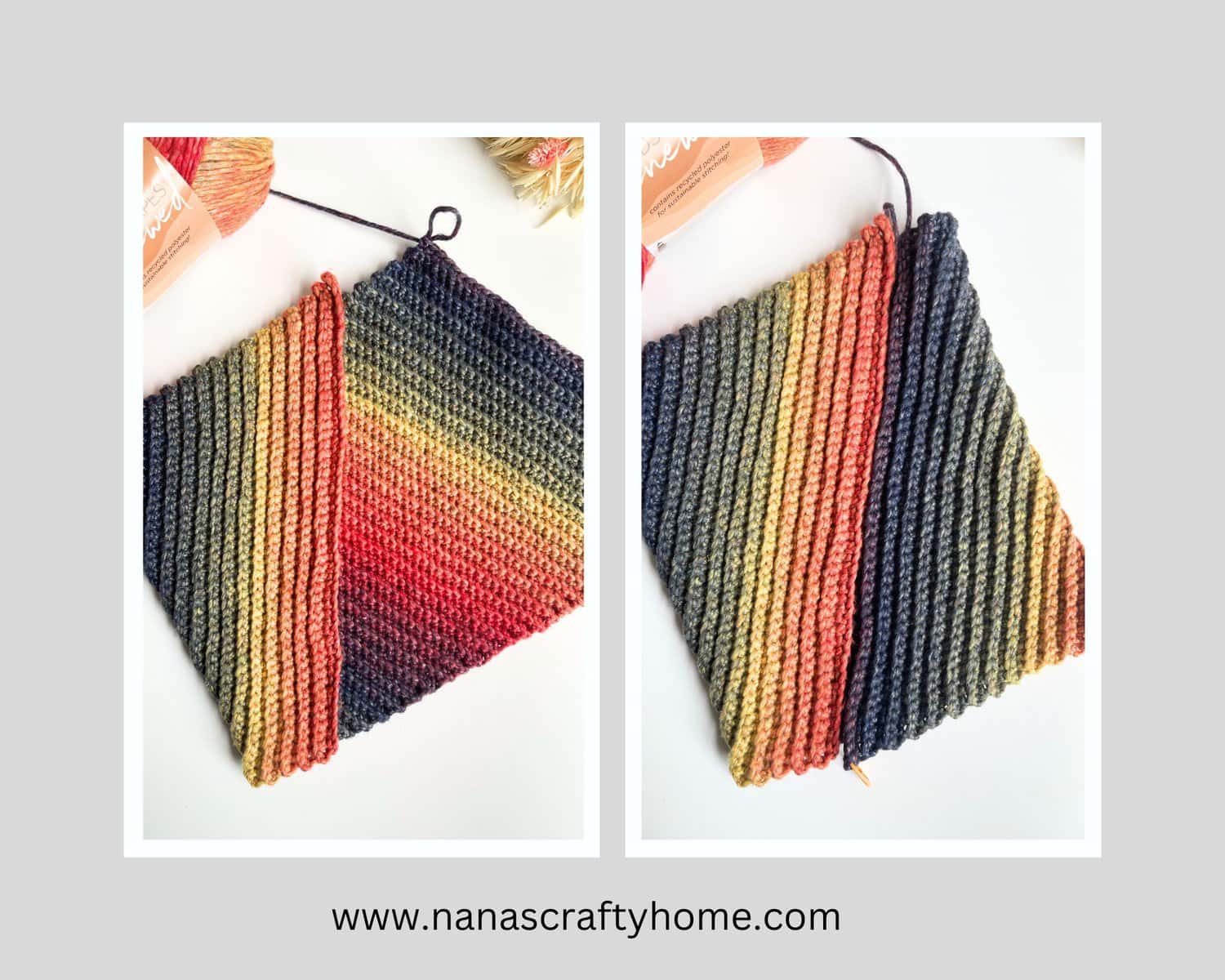 folding Fiesta Swirl hat process