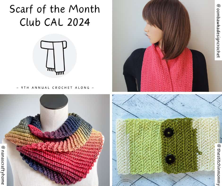 September 2024 Scarf of the Month CAL