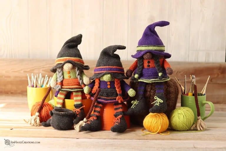 Witch Gnome by Jen Hayes Creations