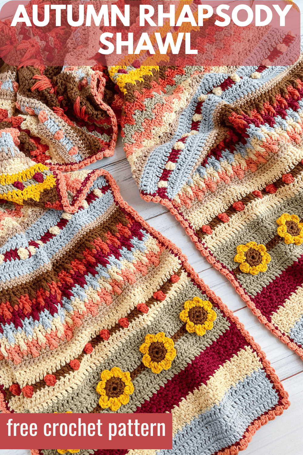 Crochet Fall Shawl Pattern