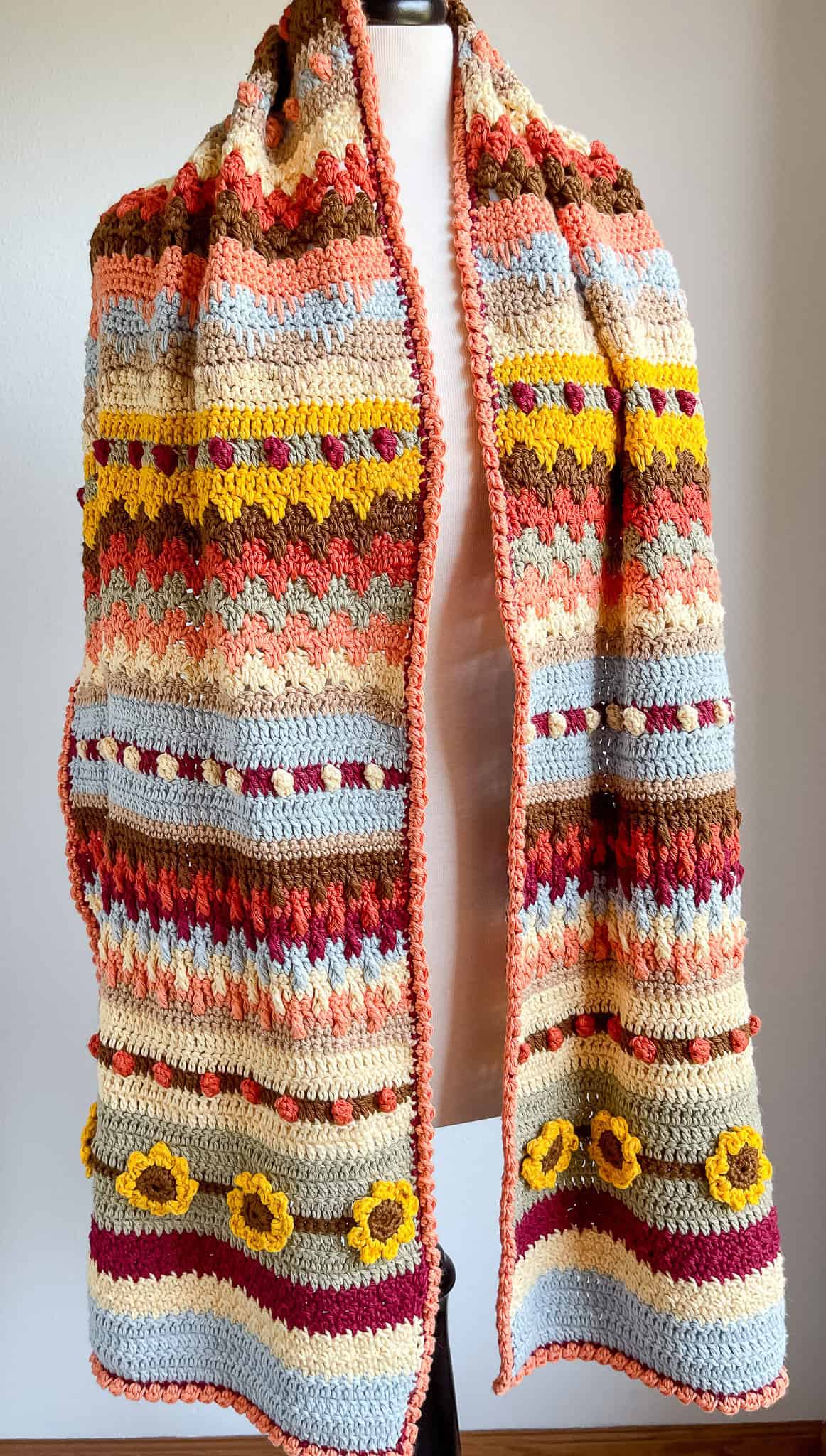 Autumn Rhapsody Crochet Shawl pattern