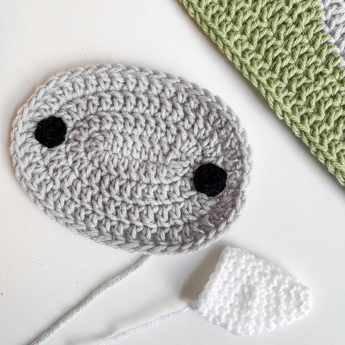 crochet muzzle nostril horn appliques for rhino square