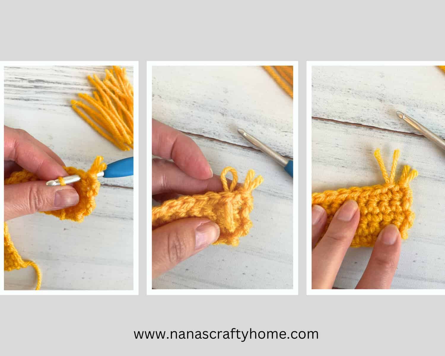 add fringe edge to scarecrow hat brim process