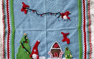 Christmas Gnome Crochet Blanket CAL