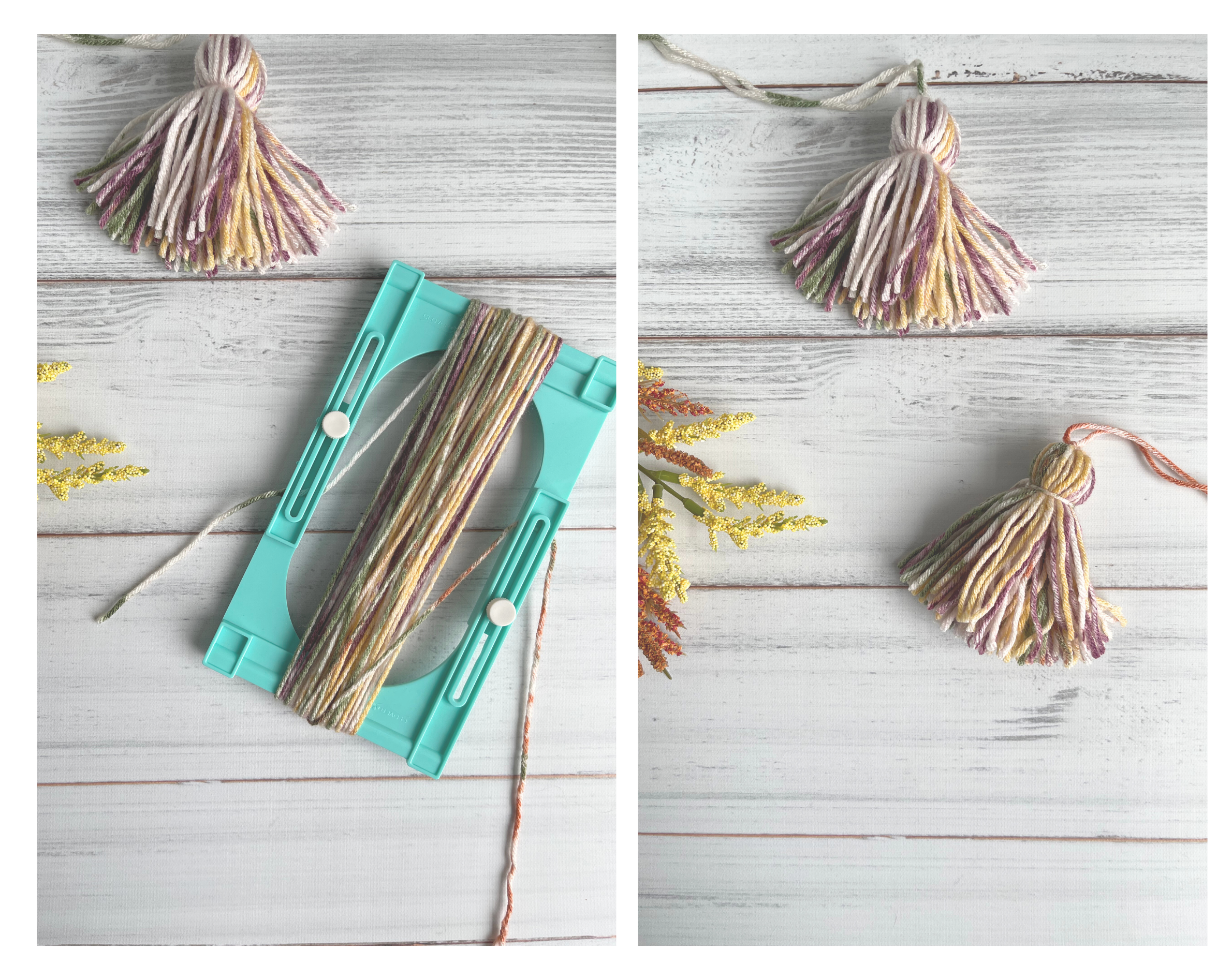 how to make tassels for crochet shawl