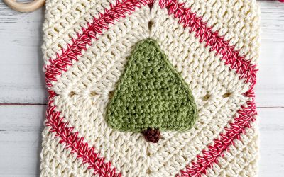 Christmas Tree Crochet Pot Holder Pattern