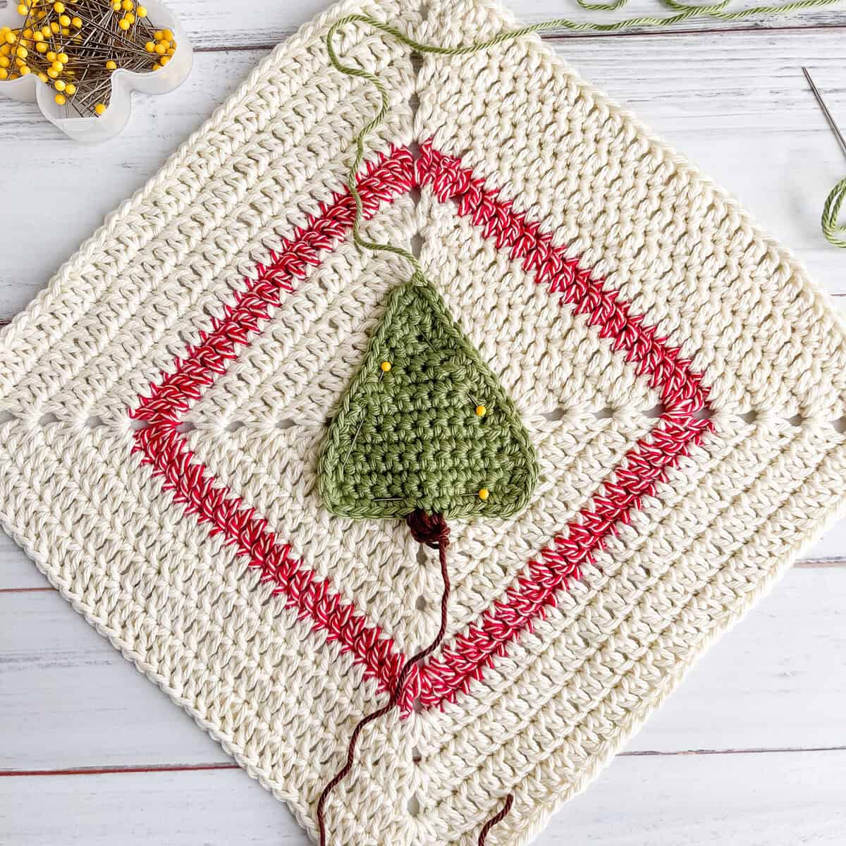 Sewing tree on square process