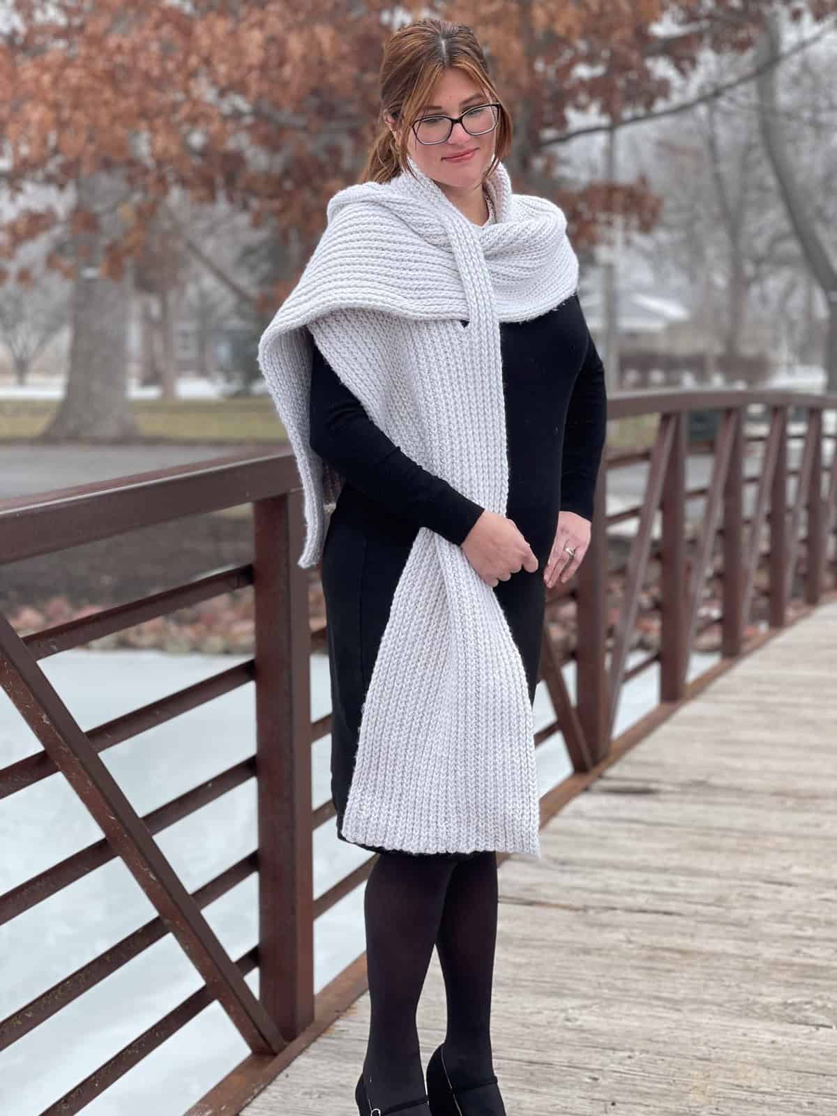 Crochet bulky super scarf free crochet 