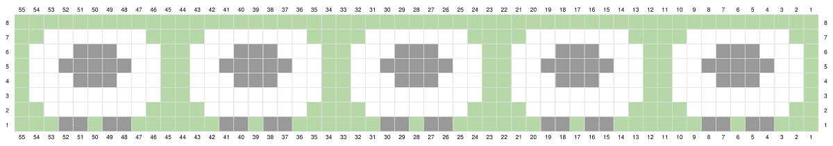 Lamb hat toddler color graph