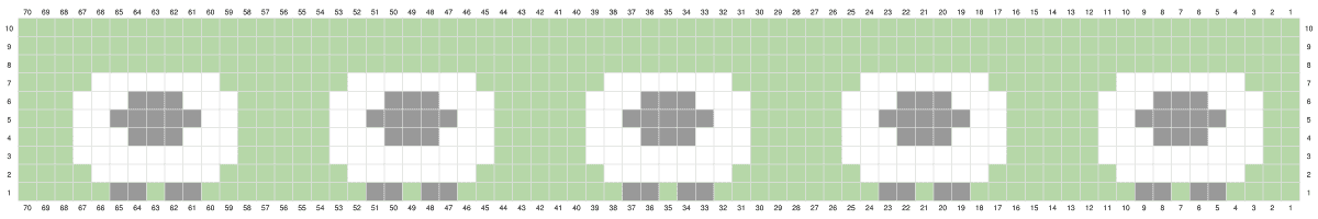 lamb crochet hat adullt graph