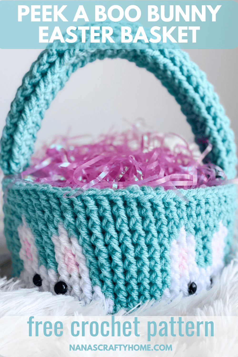 Crochet Easter Basket free crochet pattern