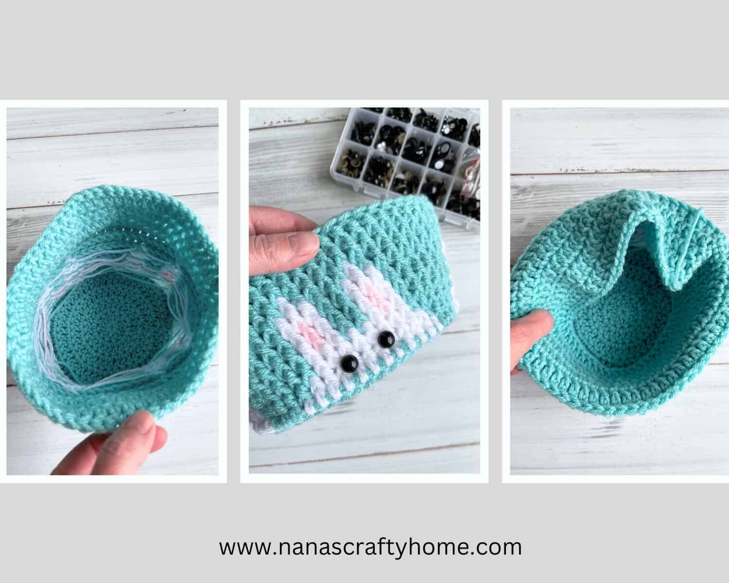 Crochet Easter Basket free crochet pattern