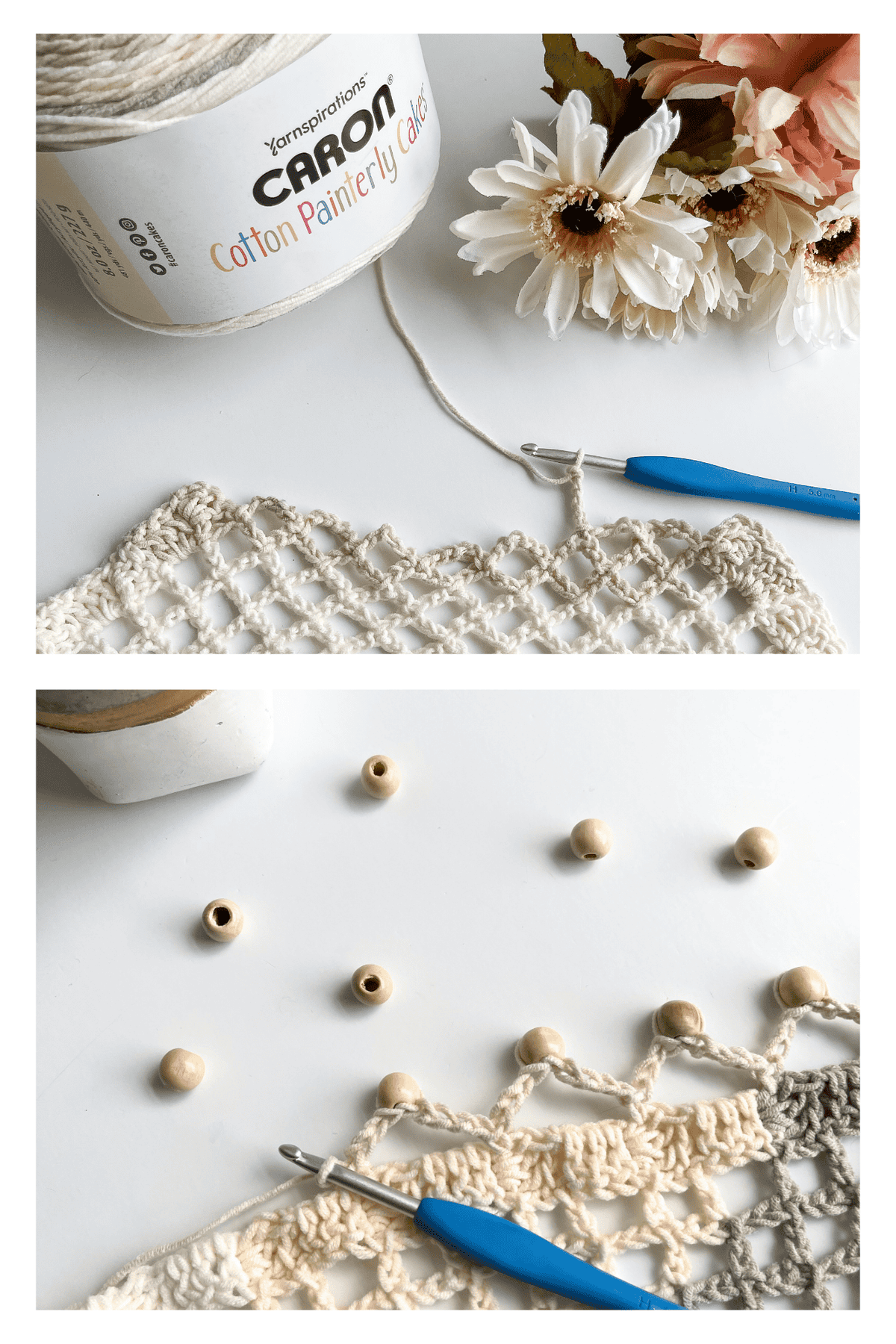 bonjour belle mesh crochet poncho supplies