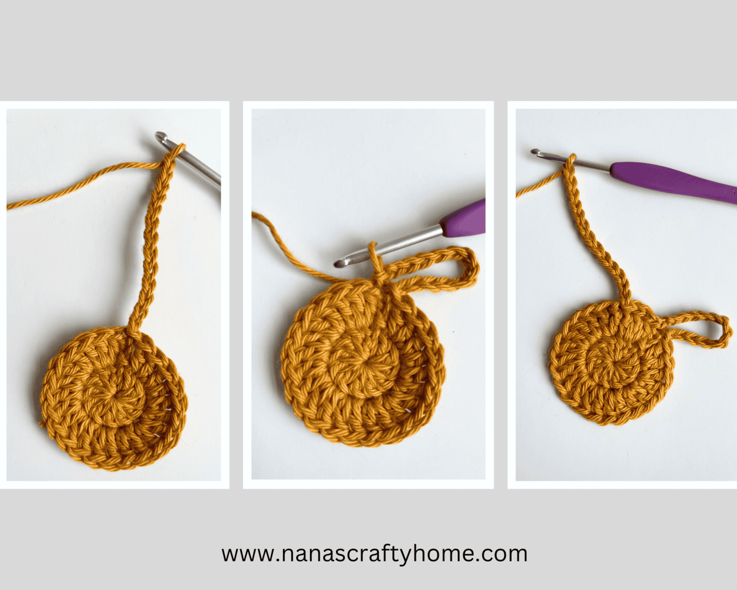 Flower Power Motif Petal Round process