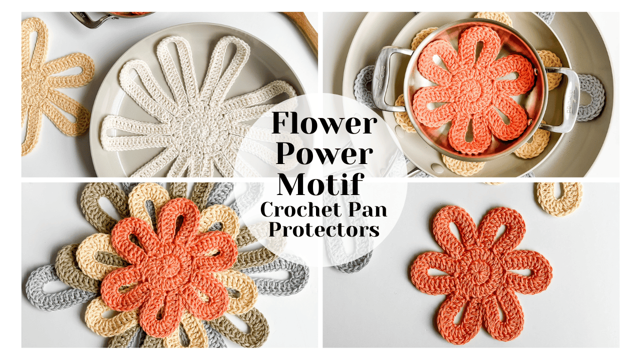 Crochet Pan Protectors free crochet pattern set