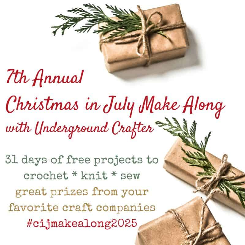 2025 Christmas in July Make Along event hosted by Underground Crafter