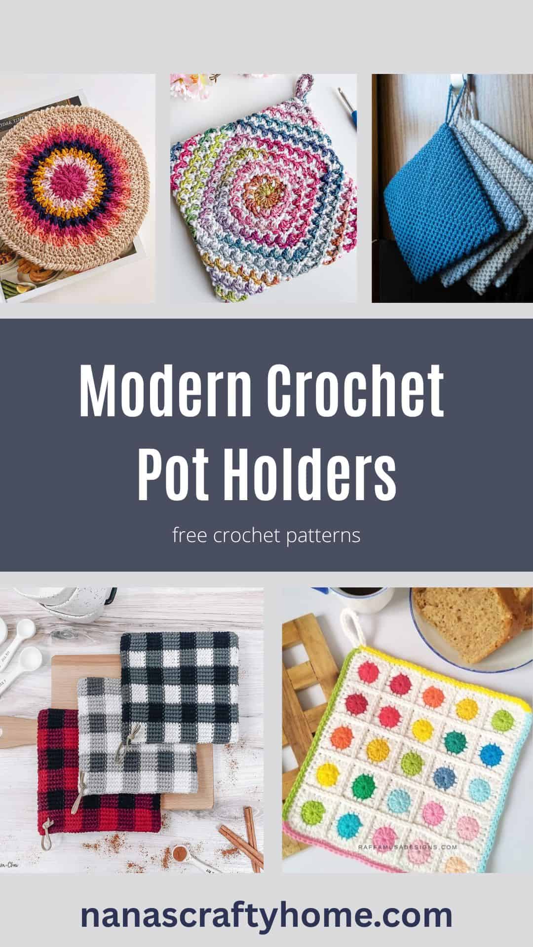 free crochet pot holder patterns
