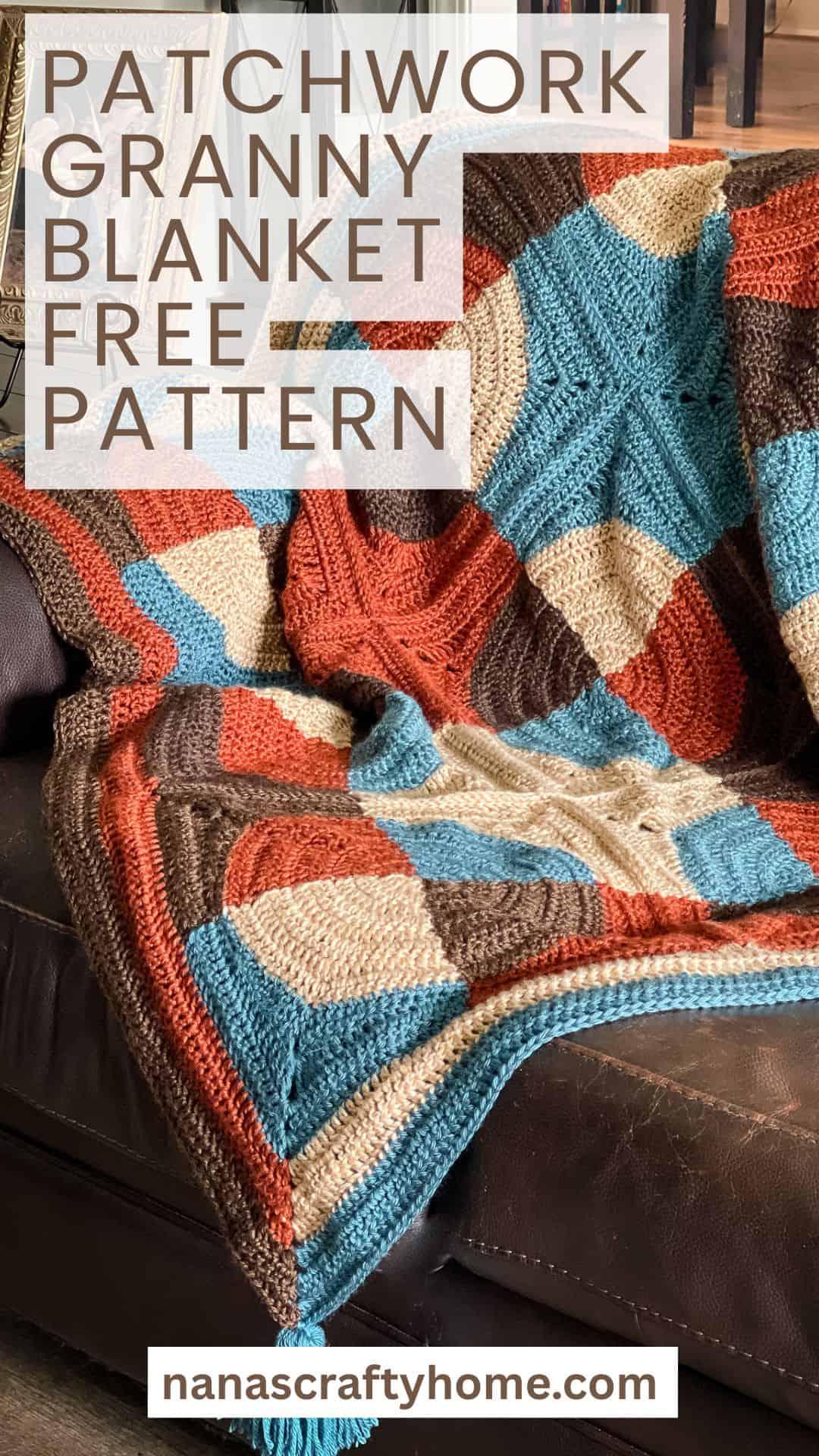 Patchwork Revelry Blanket squares joined before border process