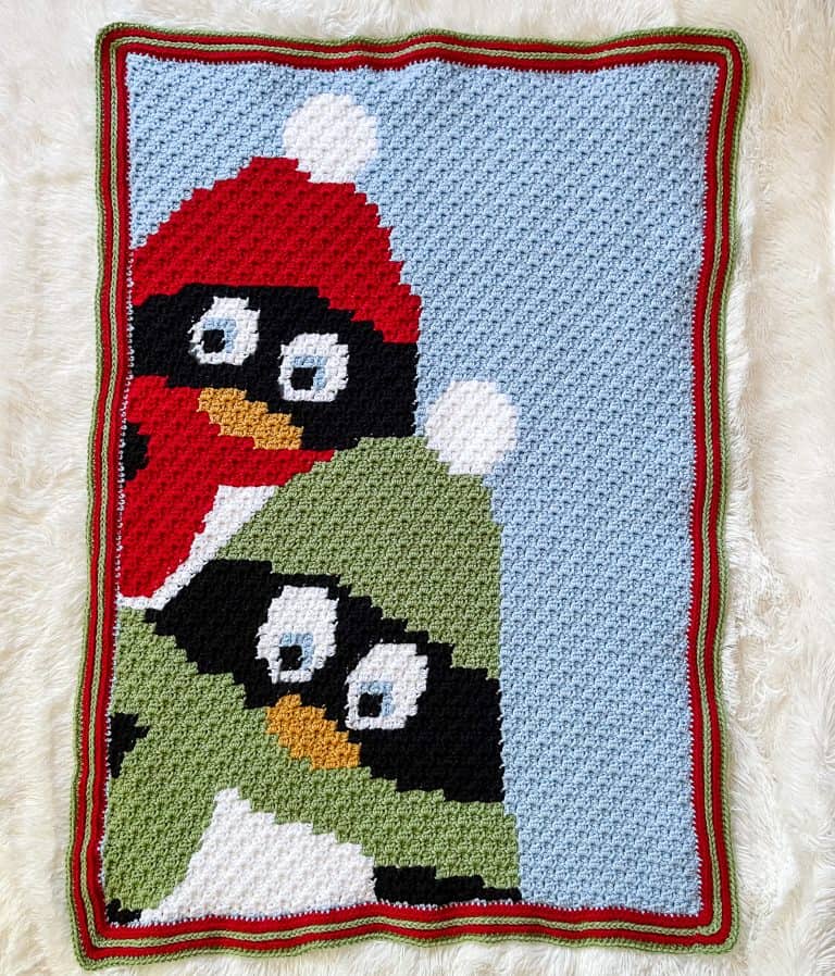 Penguin Crochet Blanket Pattern