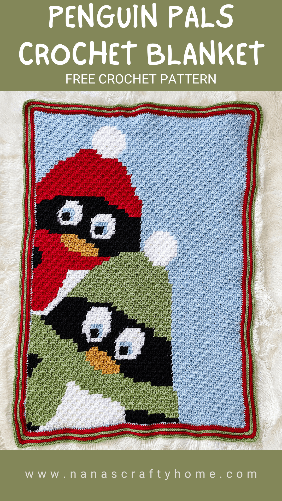 Penguin Crochet Blanket Pattern