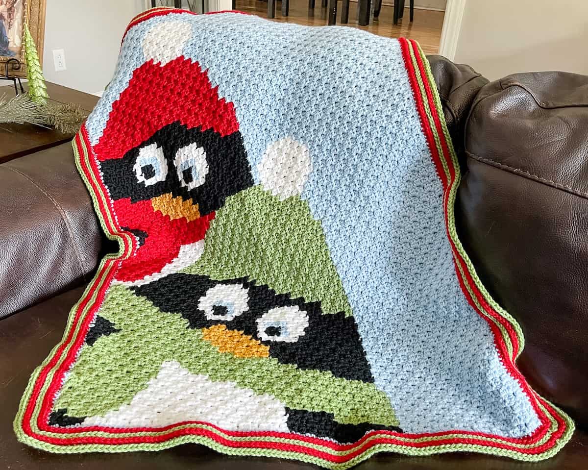 Penguin Crochet Blanket Pattern