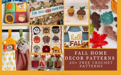 Fall Crochet Patterns | Cozy Crochet Home Decor