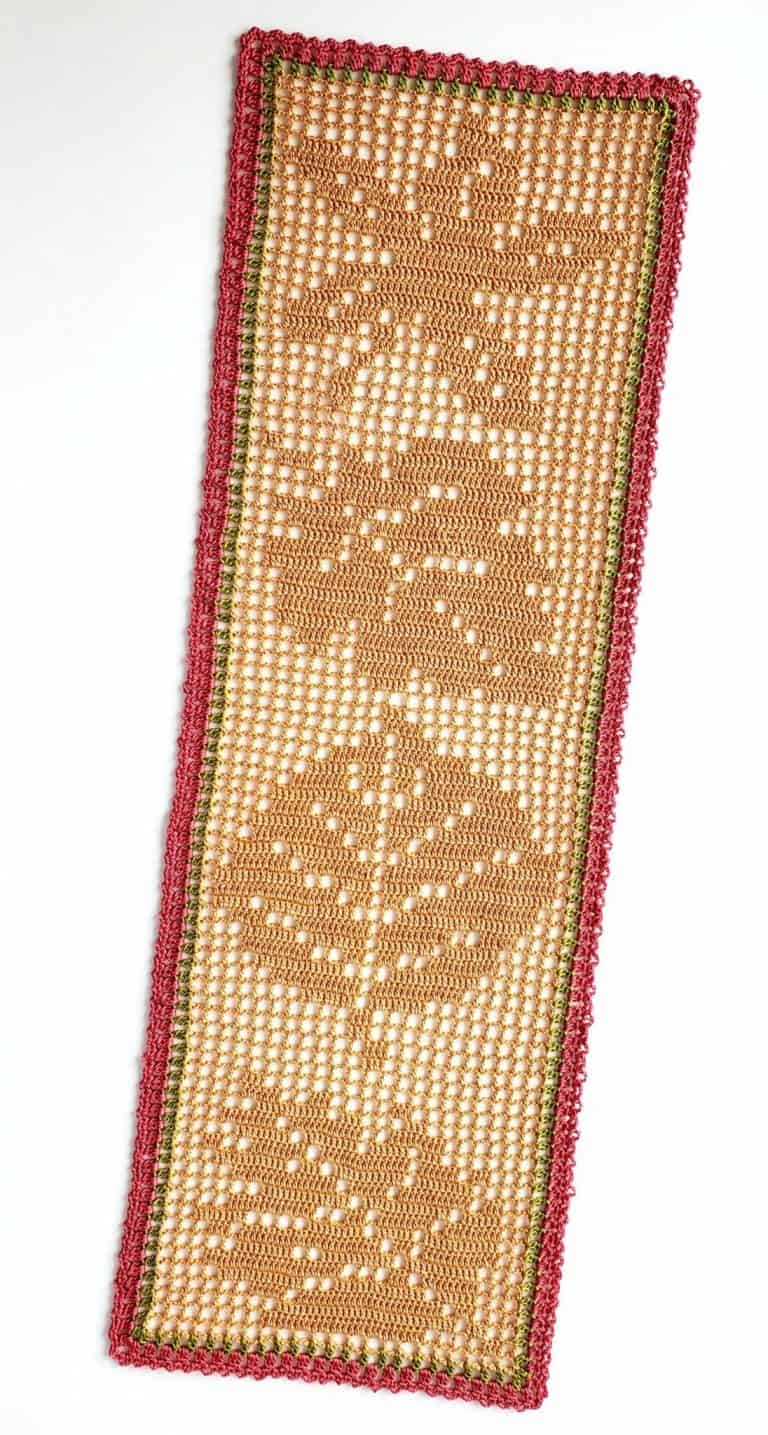 Fall Leaves Table Runner by Handmade by Raine