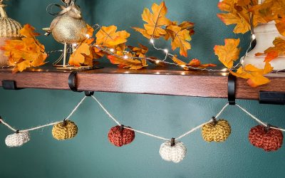 Crochet Pumpkin Garland | Mini Crochet Pumpkins free pattern