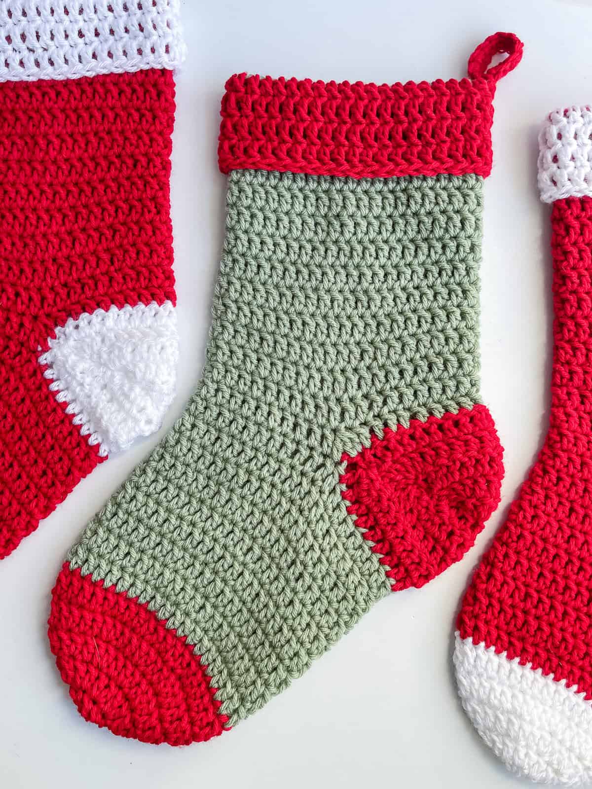 Classic Crochet Christmas Stocking pattern