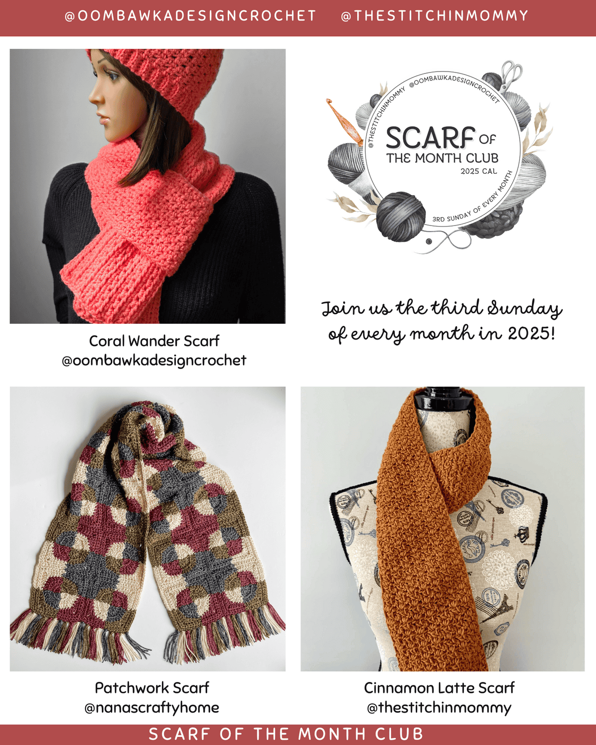 Scarf of the Month CAL 2025