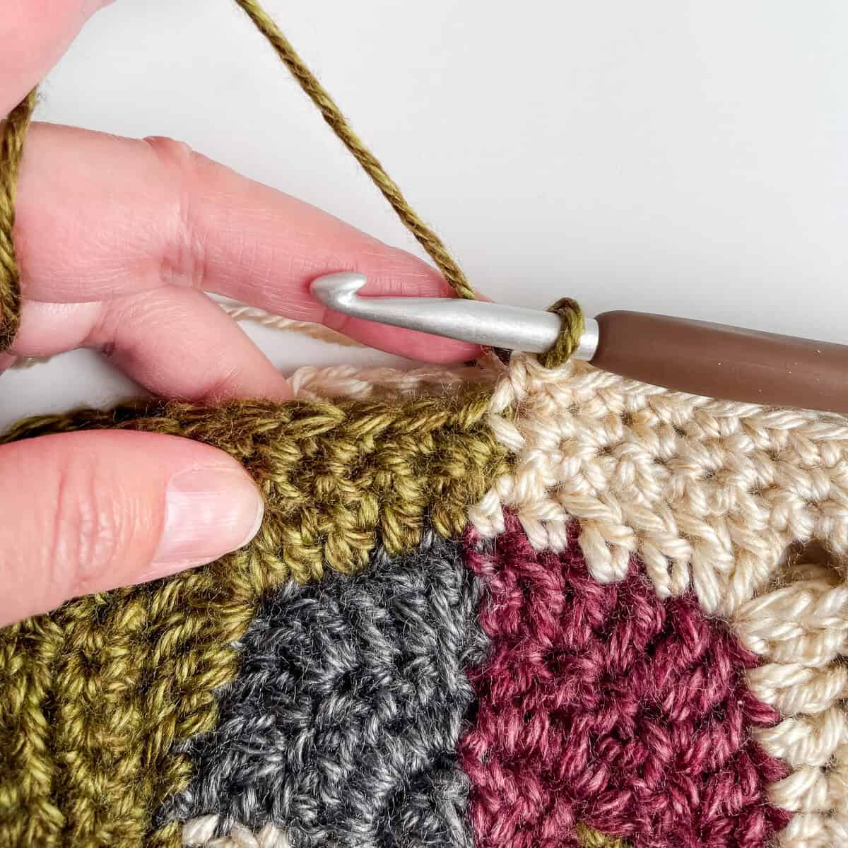 patchwork revelry scarf sc edge tutorial