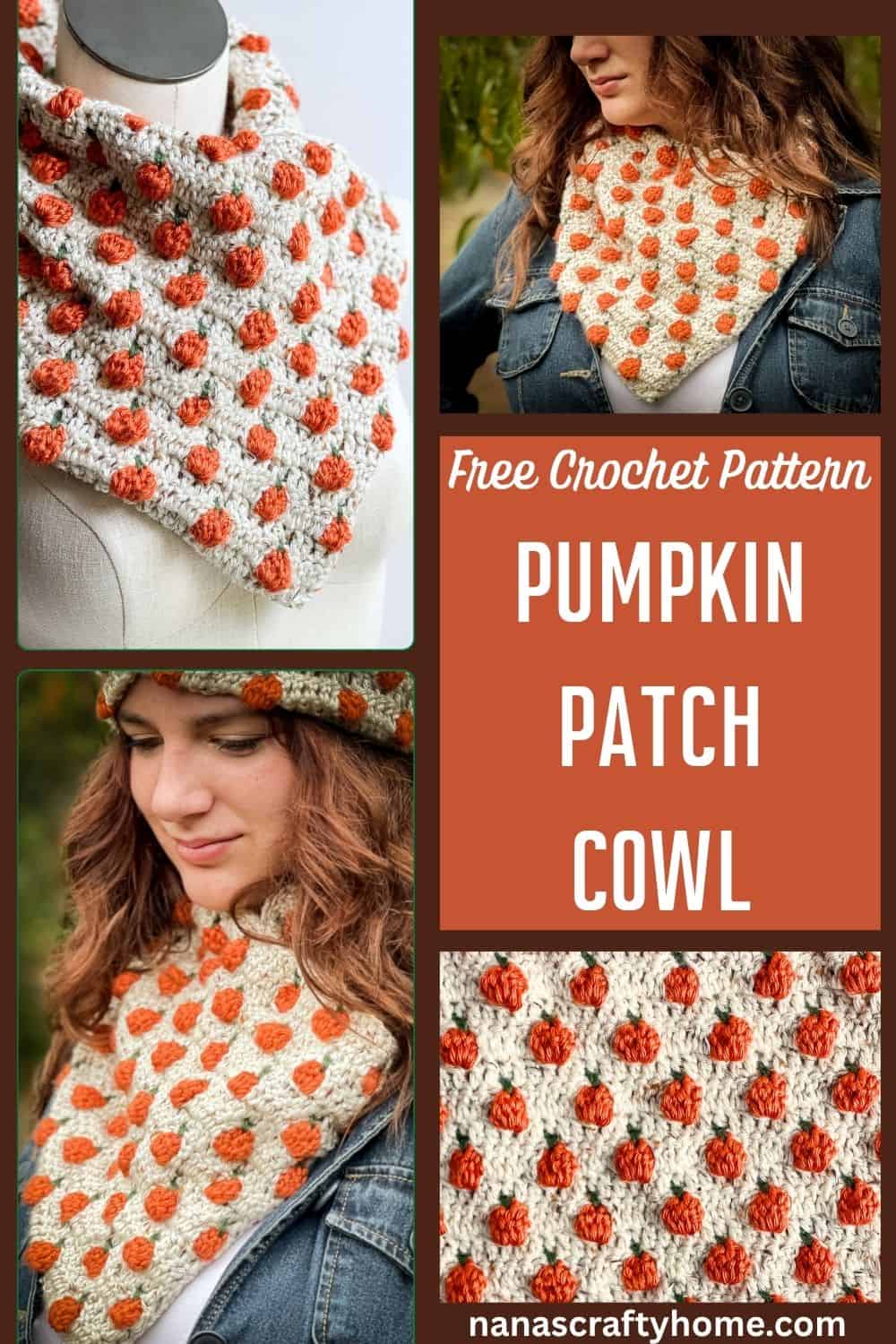 Crochet Fall Cowl pattern