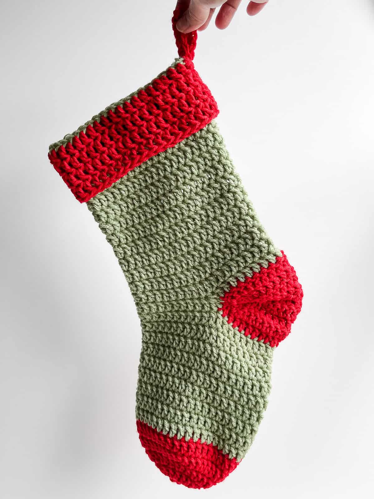 Classic Crochet Christmas Stocking pattern