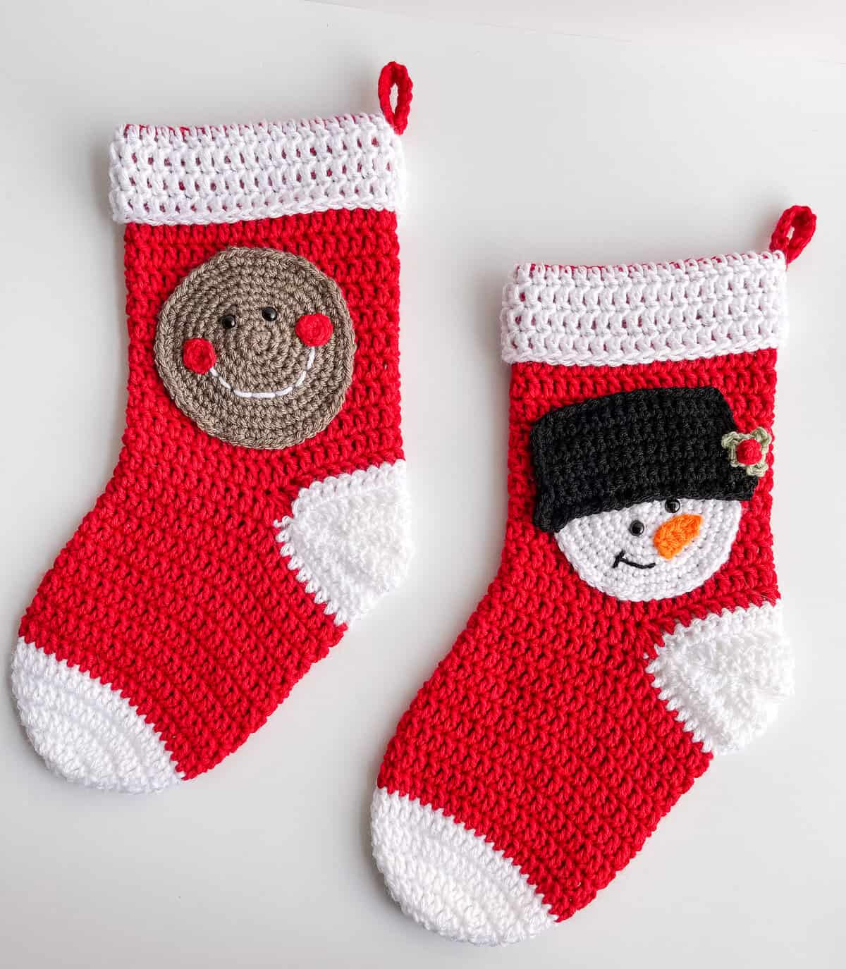 Crochet Christmas Applique set of free crochet patterns