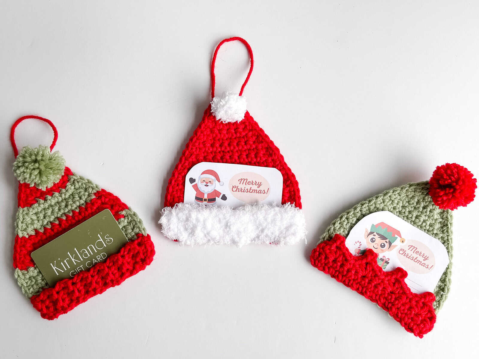 Crochet Gift Card Holder Christmas set
