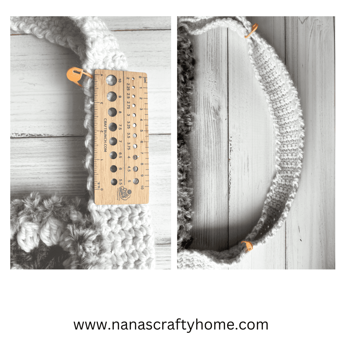 crochet bag strap process