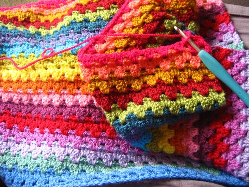 Granny Stripe Blanket by Attic 24