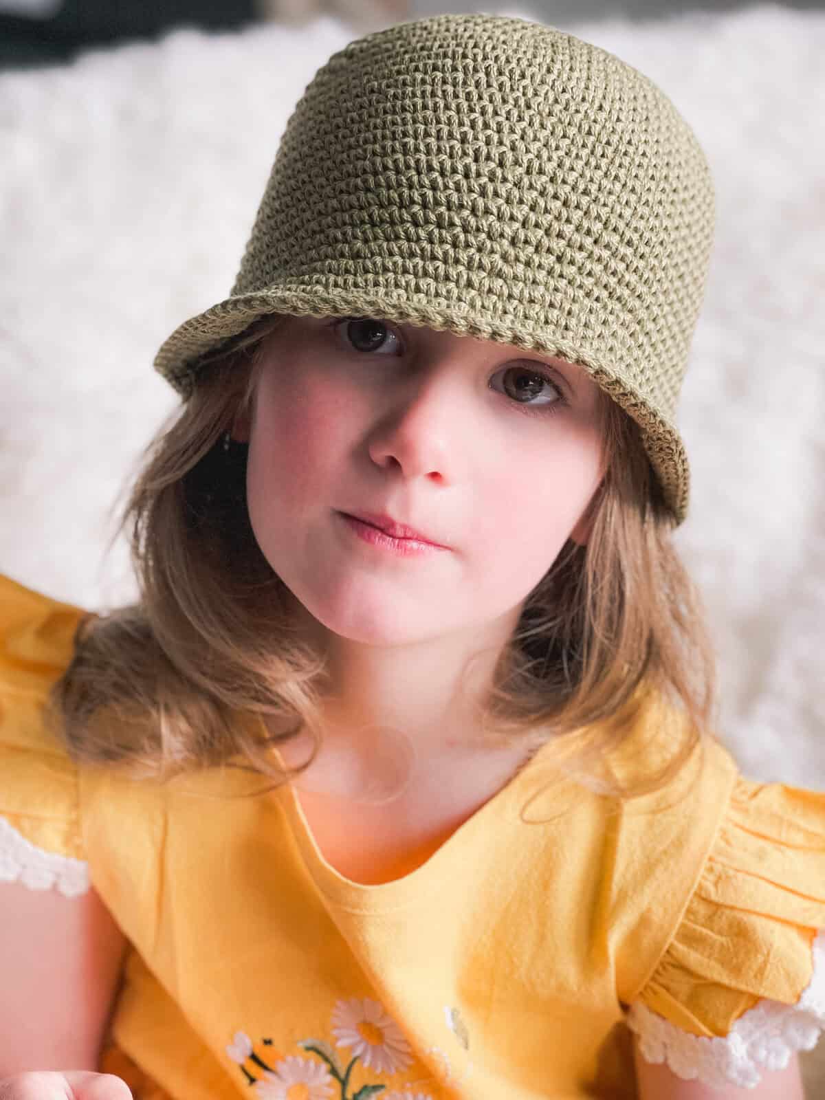 Basic Bucket Hat for Summer Child size