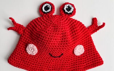 Crab Bucket Hat – Free Crochet Crab Hat Pattern for Kids