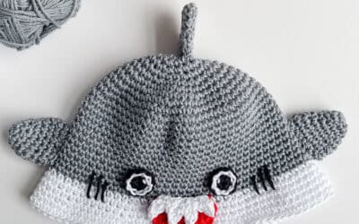 Crochet Shark Hat – Free Crochet Bucket Hat for Kids!