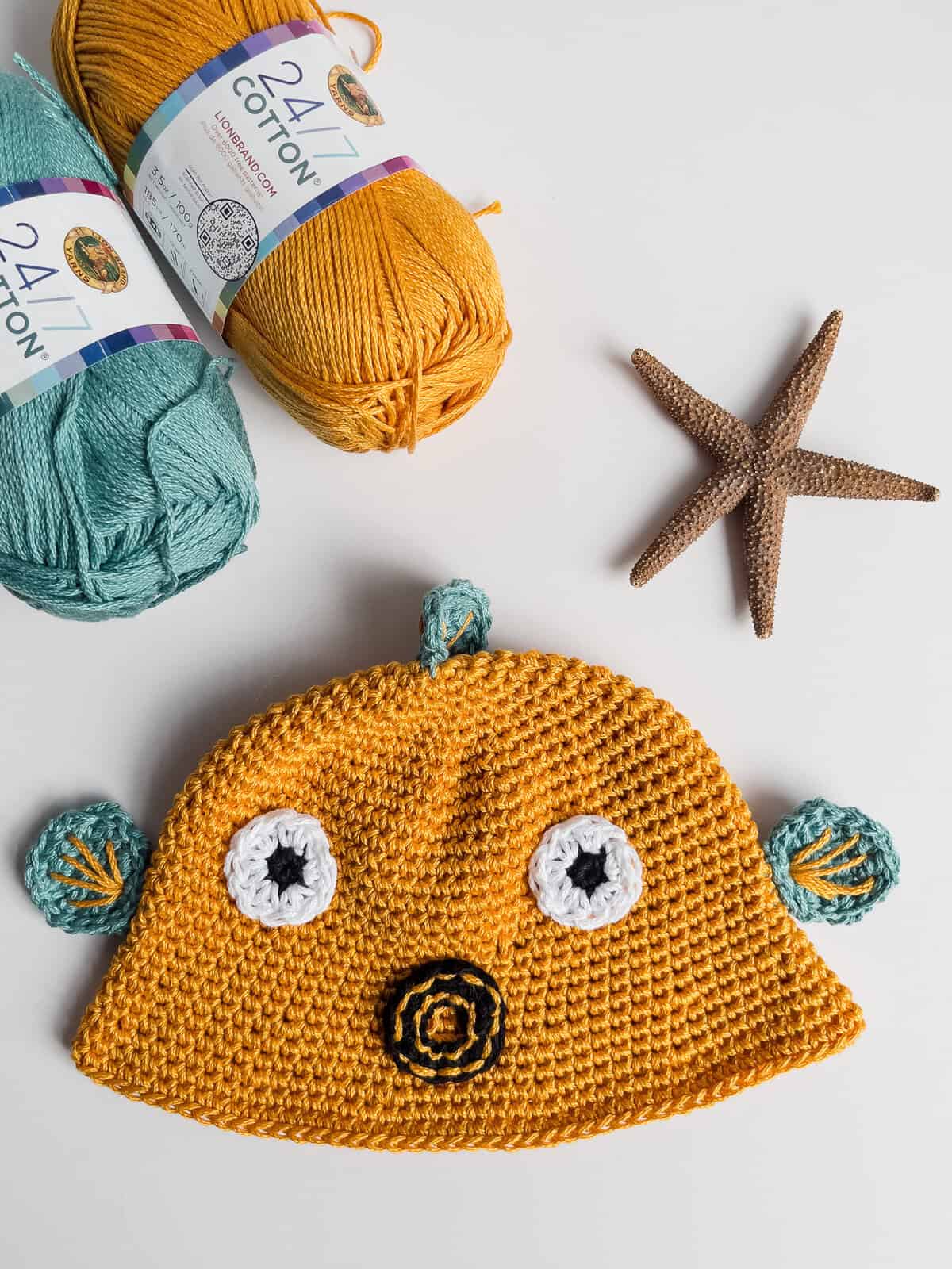 Crochet Fish Hat Pattern