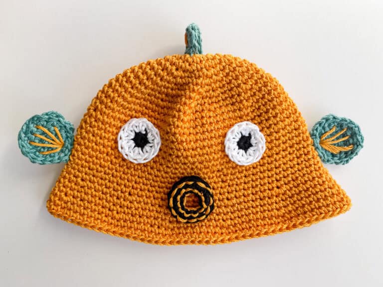 crochet fish hat