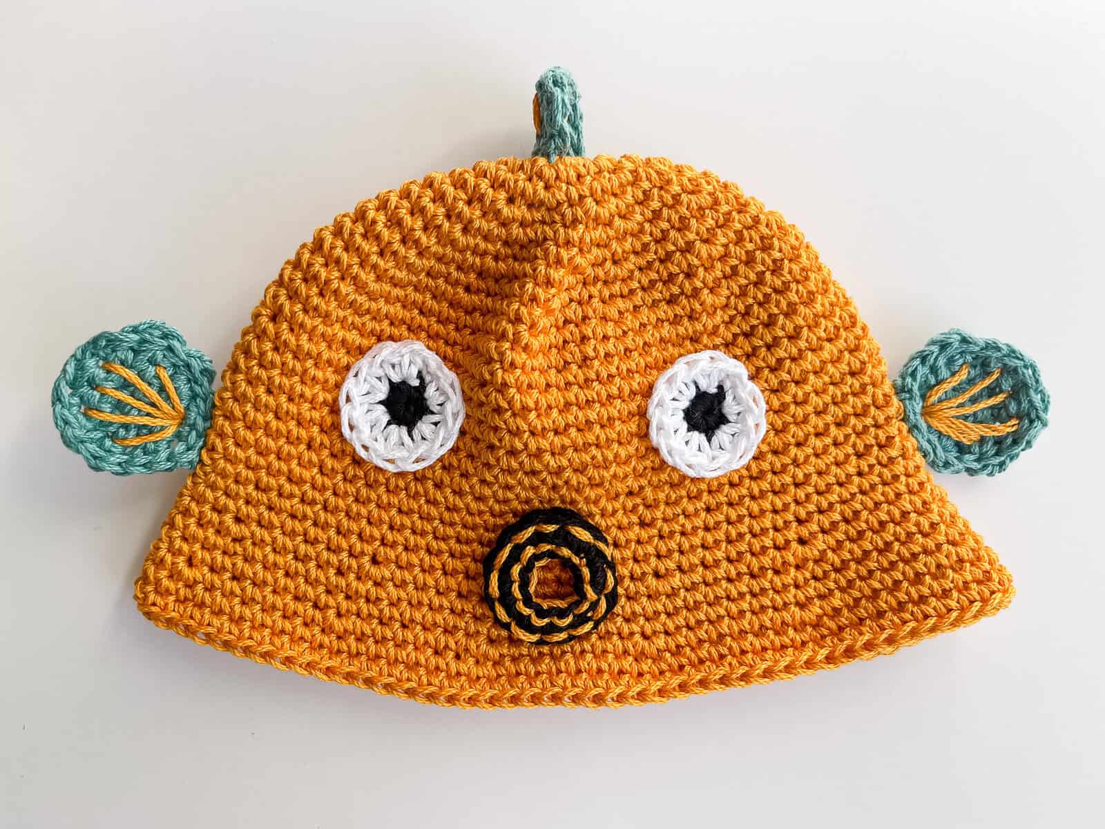 crochet fish hat