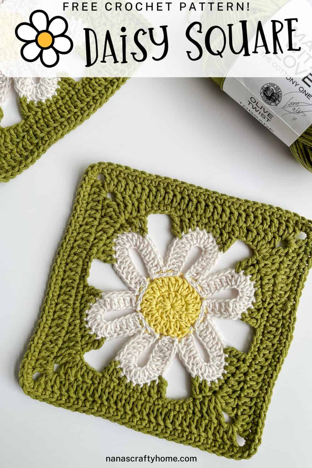 crochet flower granny square